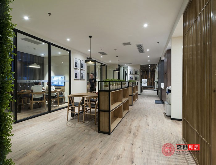 600平方办公室装修效果图